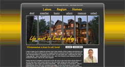 Desktop Screenshot of lakesregionhomes.com